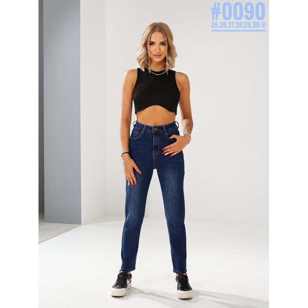 Джинси мом mom fit розмірний ряд 25,26,27,28,29,30