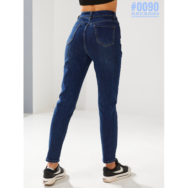 Джинси мом mom fit розмірний ряд 25,26,27,28,29,30