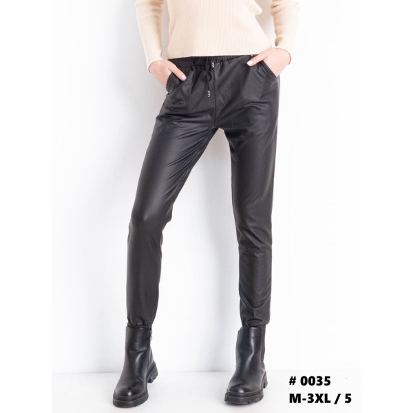 ЖІНОЧІ ДЖОГЕРИ CLOVER З ЄКОШКІРИ НА БАЙЦІ