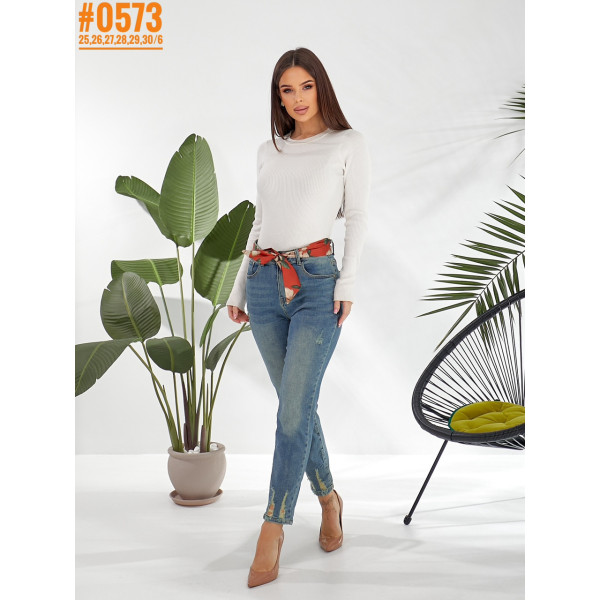Жіночі MOM jeans розмірний ряд 25,26,27,28,29,30
