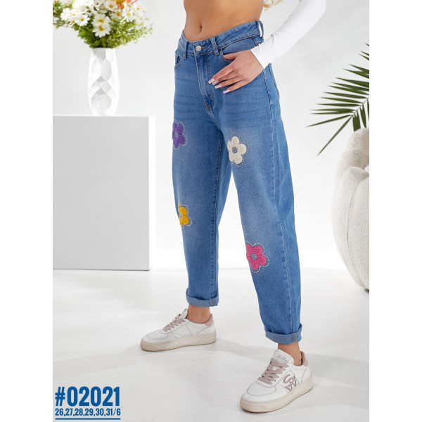 Жіночі MOM Jeans розмірний ряд 26,27,28,29,30,31