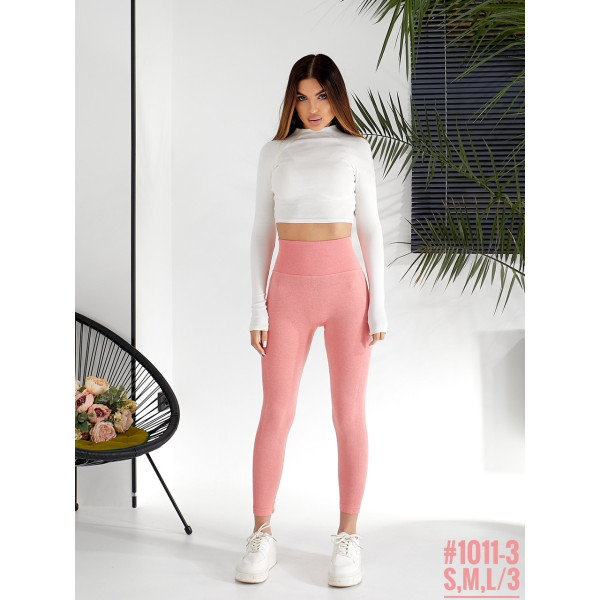 Жіночі лосини з ефектом push up та високою посадкою розмірний ряд M,L