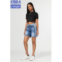 Шорти джинсові з камінцями розмірний ряд 27,28,29,30,31,32