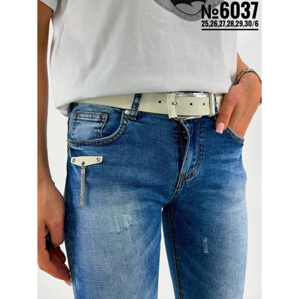 ЖІНОЧІ ДЖИНСИ З РЕМЕНЕМ РОЗМІР 25,26,27,28,29,30