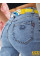 Джинси кюлоти з ременем розмірний ряд 25,26,27,28,29,30