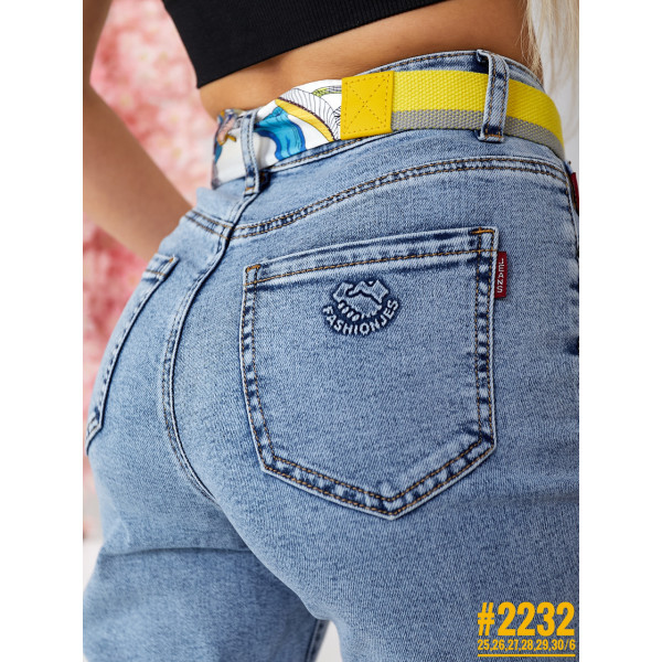 Джинси кюлоти з ременем розмірний ряд 25,26,27,28,29,30