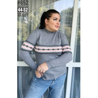 Жіночий гольф з коміром стійка універального розміру 44-52