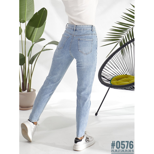 Жіночі MOM jeans розмірний ряд 25,26,27,28,29,30