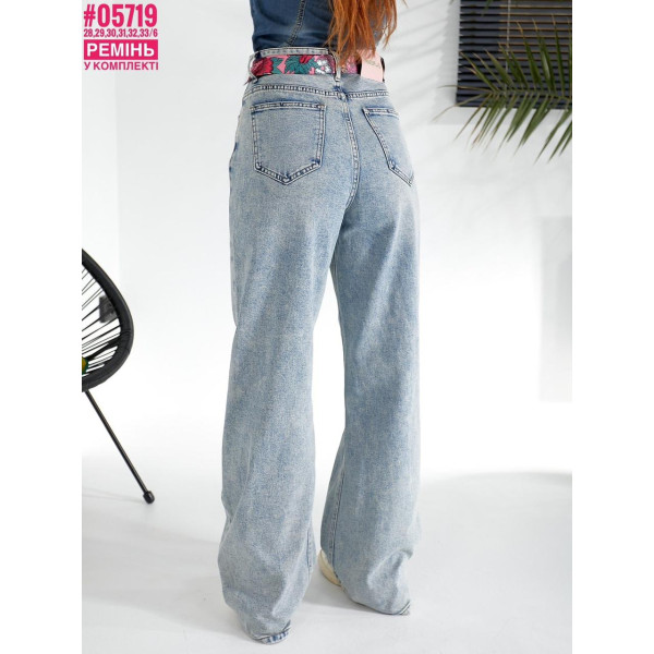 Женские палаццо jeans размерный ряд 28,29,30,31,32,33