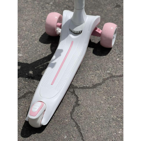 Дитячий триколісний самокат X1 складаний з підсклянником