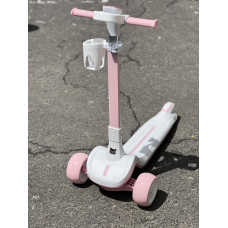 Дитячий триколісний самокат X1 складаний з підсклянником