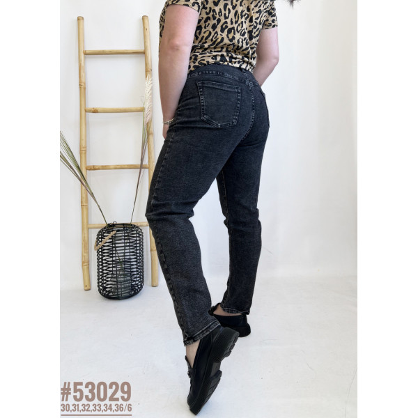 Джинси мом з ременем у комплекті розмірний ряд 30,31,32,33,34,36