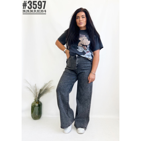 Жіночі джинси палаццо розмірний ряд 28,29,30,31,32,33