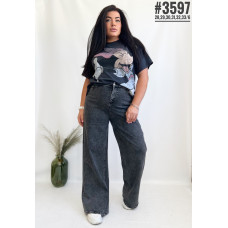 Жіночі джинси палаццо розмірний ряд 28,29,30,31,32,33