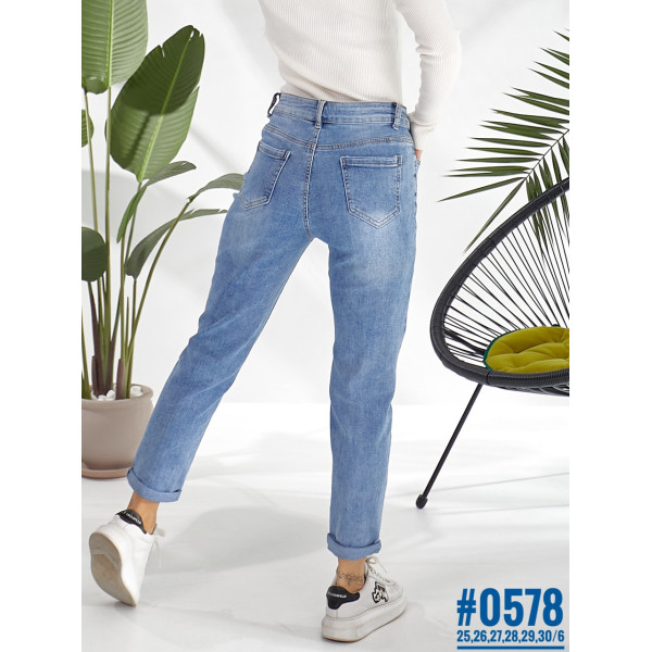 Жіночі MOM jeans розмірний ряд 25,26,27,28,29,30