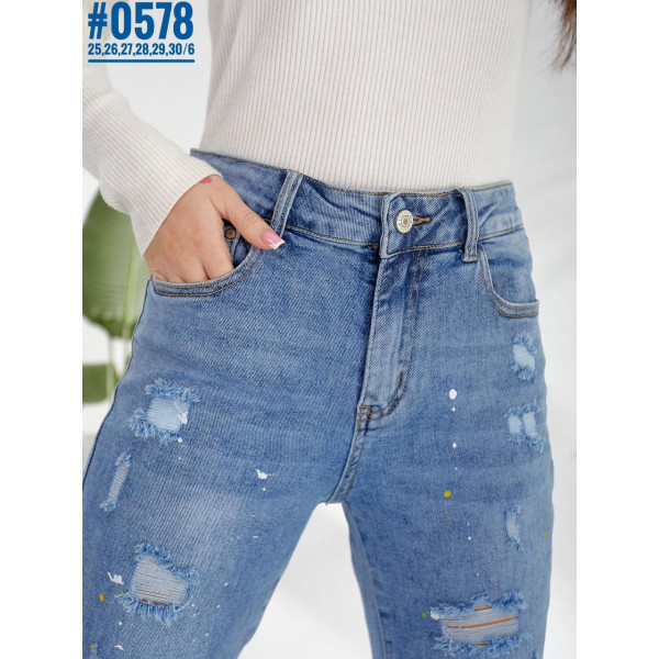 Жіночі MOM jeans розмірний ряд 25,26,27,28,29,30