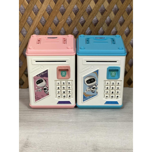 Дитяча скарбничка з відбитком пальця та купюроприймачем