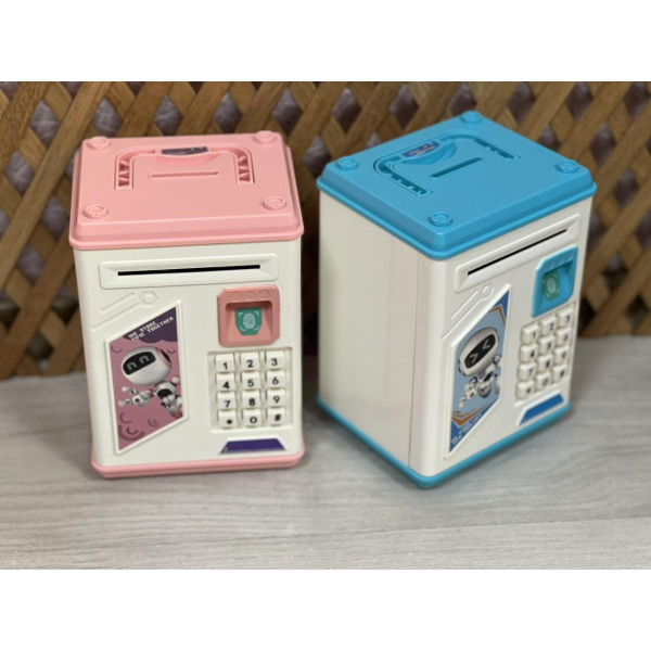 Дитяча скарбничка з відбитком пальця та купюроприймачем