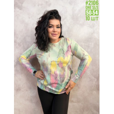 Жіночий джемпер з тонкого кашеміру універсального розміру 50-54