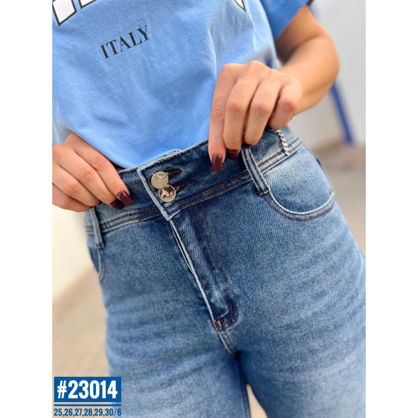 Джинси жіночі с завищеною талією розмірний ряд 25,26,27,28,29,30