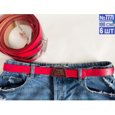 Жіночий ремінь із стильною пряжкою