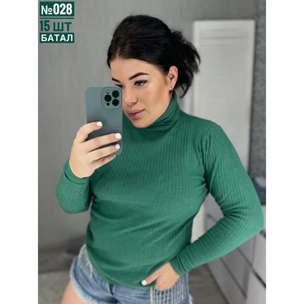 ЖІНОЧІ ГОЛЬФИ В РУБЧИК БАТАЛЬНИЙ УНІВЕРСАЛЬНИЙ РОЗМІР 50-56