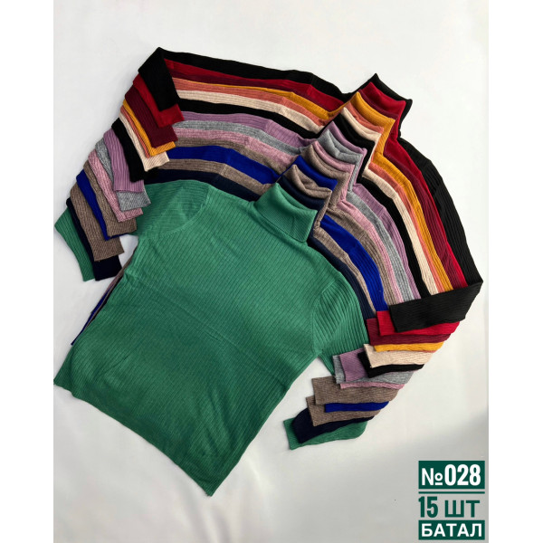 ЖІНОЧІ ГОЛЬФИ В РУБЧИК БАТАЛЬНИЙ УНІВЕРСАЛЬНИЙ РОЗМІР 50-56