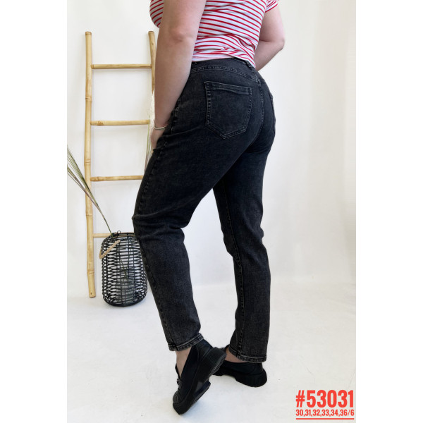 Джинси мом з ременем у комплекті розмірний ряд 30,31,32,33,34,36