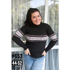 Жіночий гольф з коміром універального розміру 44-52