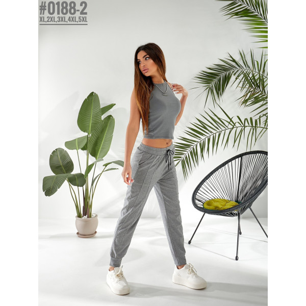 Жіночі штани джогери розмірний ряд xl,2xl,3xl,4xl,5xl