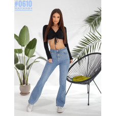 Жіночі Кльош зі стразами розмірний ряд 25,26,27,28,29,30