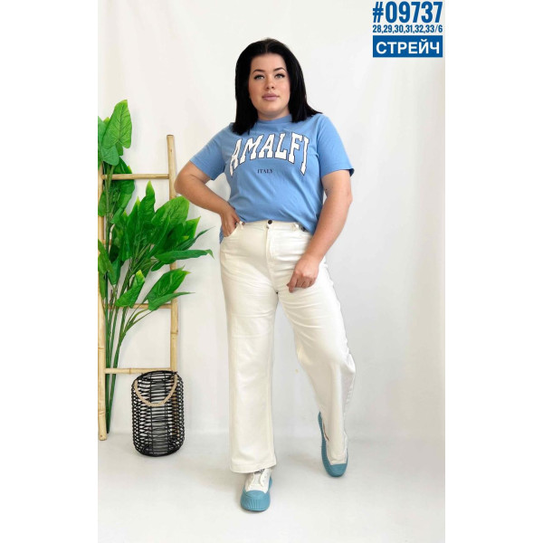 Джинси труби стрейч розмірний ряд 28,29,30,31,32,33