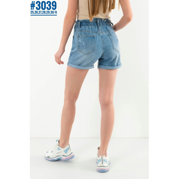 ШОРТИ ЖІНОЧІ З ПОЯСОМ НА РЕЗИНЦІ РОЗМІР 25,26,27,28,29,30