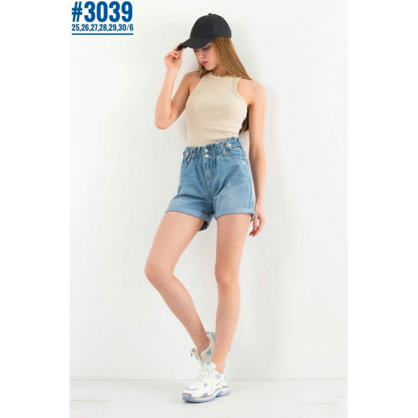 ШОРТИ ЖІНОЧІ З ПОЯСОМ НА РЕЗИНЦІ РОЗМІР 25,26,27,28,29,30