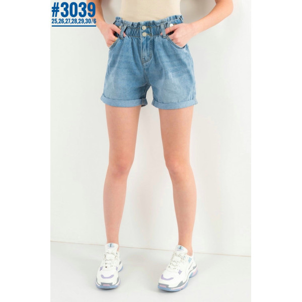 ШОРТИ ЖІНОЧІ З ПОЯСОМ НА РЕЗИНЦІ РОЗМІР 25,26,27,28,29,30