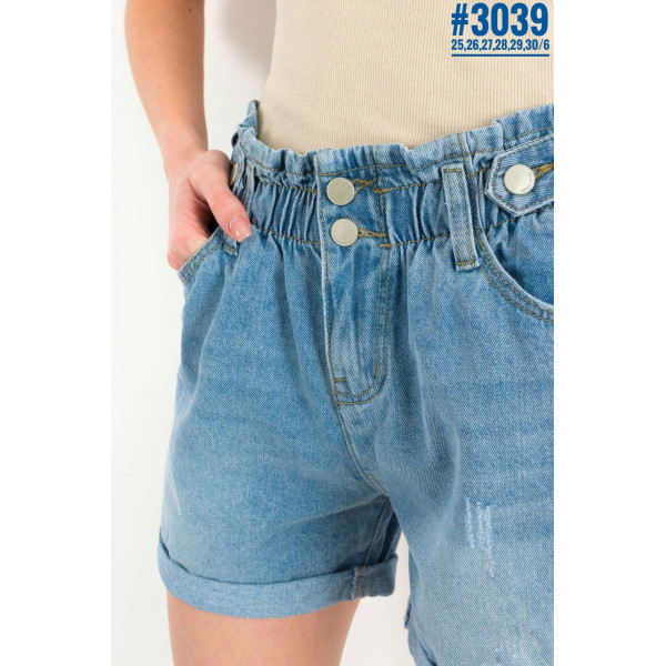 ШОРТИ ЖІНОЧІ З ПОЯСОМ НА РЕЗИНЦІ РОЗМІР 25,26,27,28,29,30