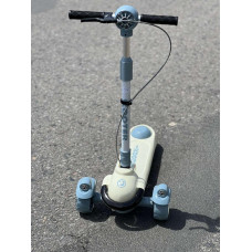 3-х колісний дитячий самокат з ручним гальмом, регульований, складаний Super MAN