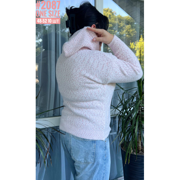 Вʼязана кофта з капюшоном в універсальному розмірі 46-52