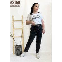 Джинси мом з ременем у комплекті розмірний ряд 30,31,32,33,34,36