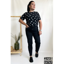 Батальньні джинси джеггінси з поясом на гумці розмірний ряд 31,32,33,34,35,36