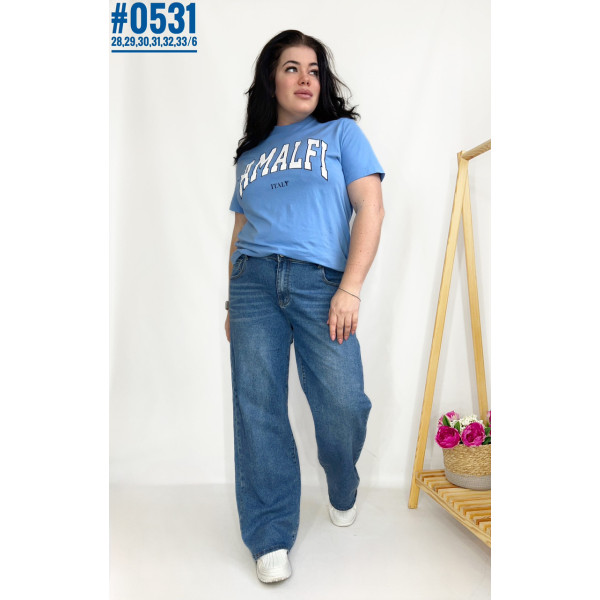 Жіночі джинси wide leg Jeans розмірний ряд 28,29,30,31,32,33