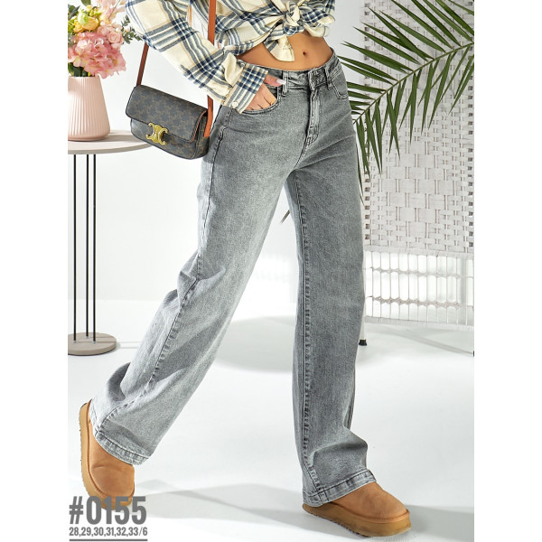 Жіночі джинси wide leg Jeans розмірний ряд 28,29,30,31,32,33
