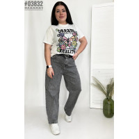 Женские Baggy Jeans размерный ряд 30,31,32,33,34,36