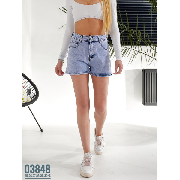 Стрейчові джинсові шорти розмірний ряд 25,26,27,28,29,30