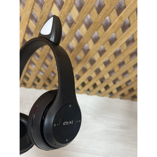 Бездротові навушники з котячими вушками та кольоровим підсвічуванням