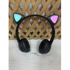 Бездротові навушники з котячими вушками та кольоровим підсвічуванням