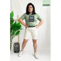 Шорти подовжені з поясом розмірний ряд 28,29,30,31,32,33