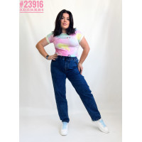 Джинси з поясом на резинці розмірний ряд 31,32,33,34,36,38