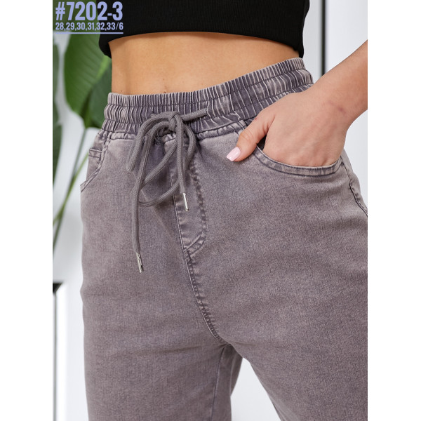 Джегінси з поясом на резинці розмірний ряд 28-33