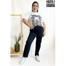 Батальньні джинси джеггінси з поясом на гумці розмірний ряд 31,32,33,34,35,36